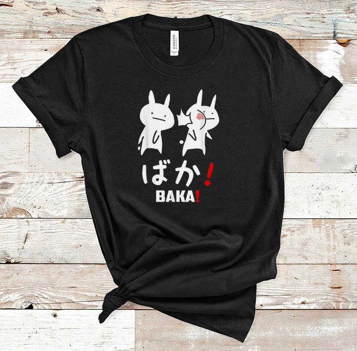 Top Kawaii Neko Baka Japanese Word shirt