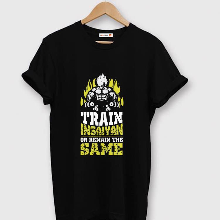 Top Train Insaiyan Remain The Same Workout Anime Gym shirt