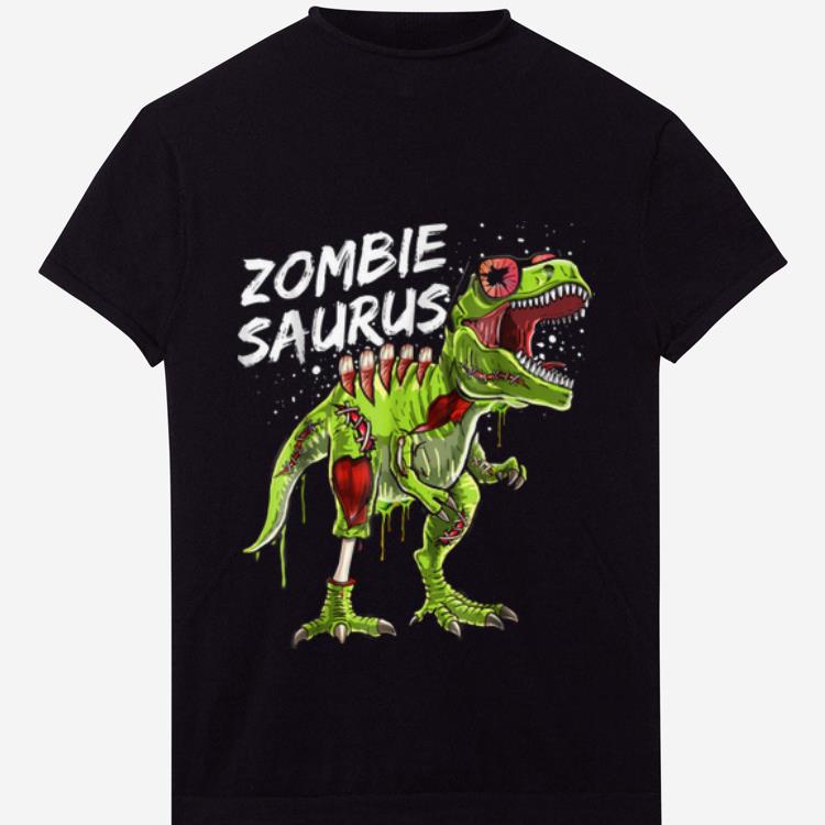 Top Zombie Saurus Halloween Dinosaur T Rex Zombie Shirt Boys shirt