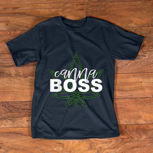 Official Canna Boss with Hemp Leaf CBD shirt