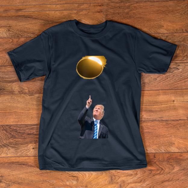 Official Donald Trump Stares At Solar Eclipse shirt