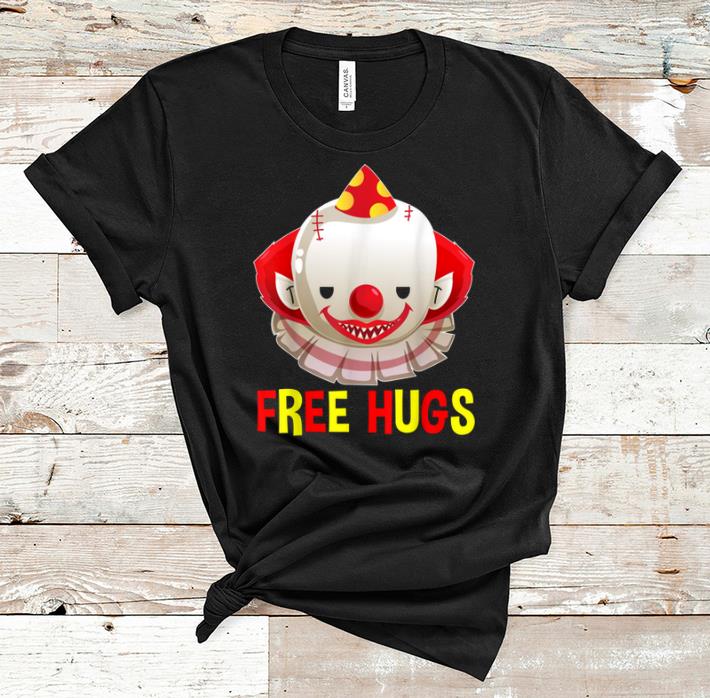Original Scary Clown Evil Halloween Free Hugs shirt