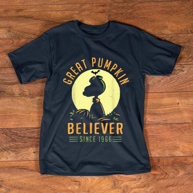 Original Snoopy Great Pumpkin Halloween Believer Since 1966 shirt