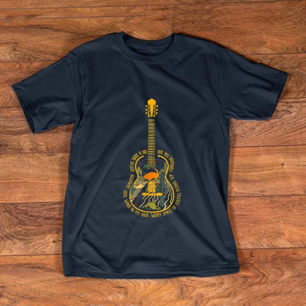 Premium Guitar Hotel california On A Dark Desert Highway shirt