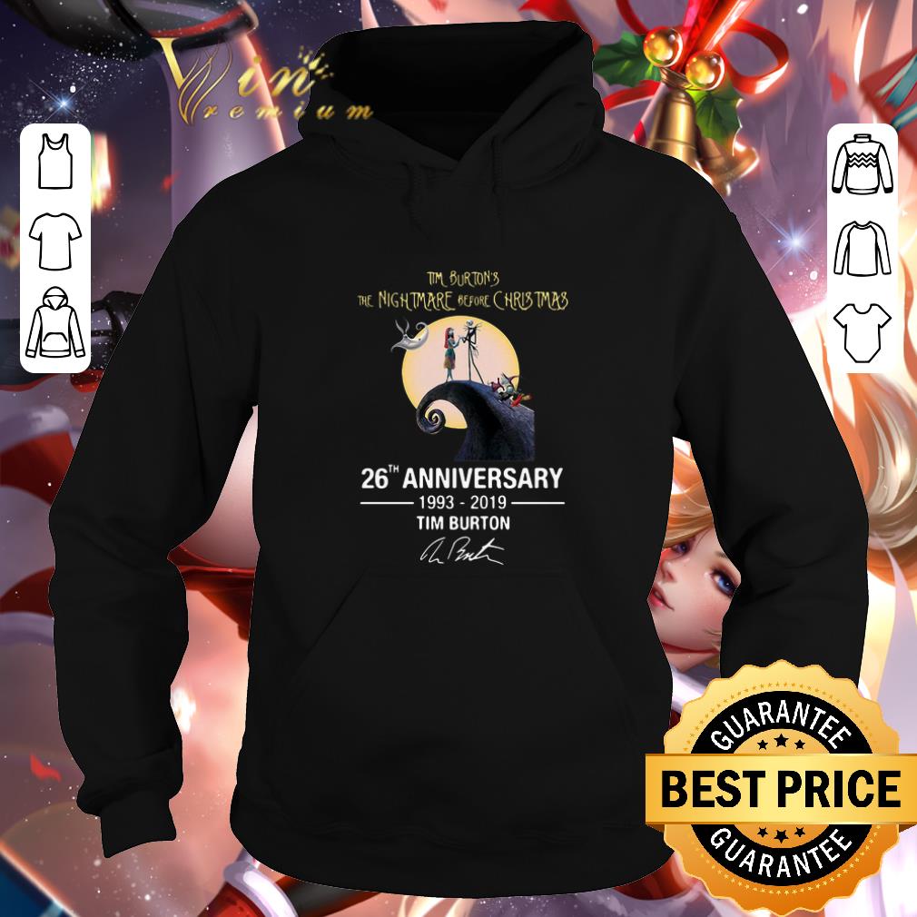 Best Tim Burton's The Nightmare Before Christmas 26th anniversary shirt