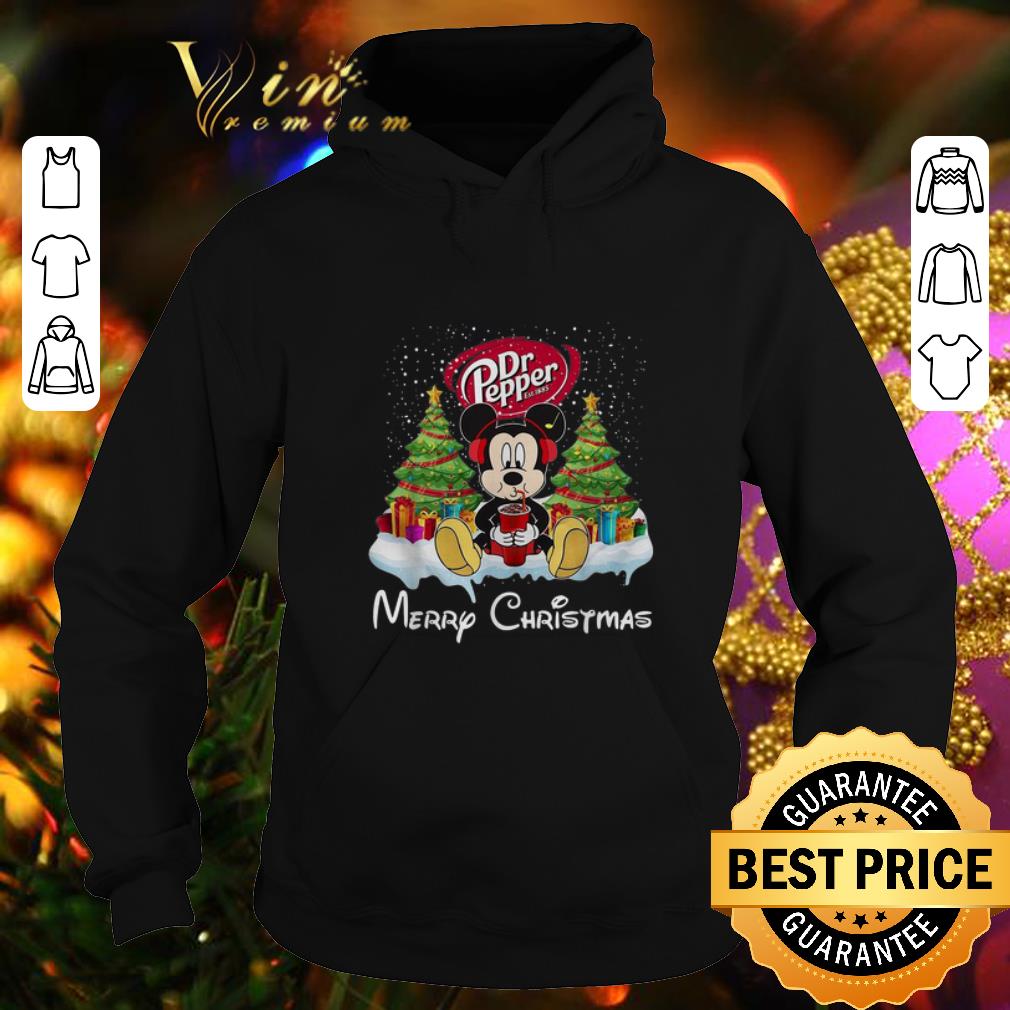 Premium Mickey Mouse drink Dr Pepper Merry Christmas shirt