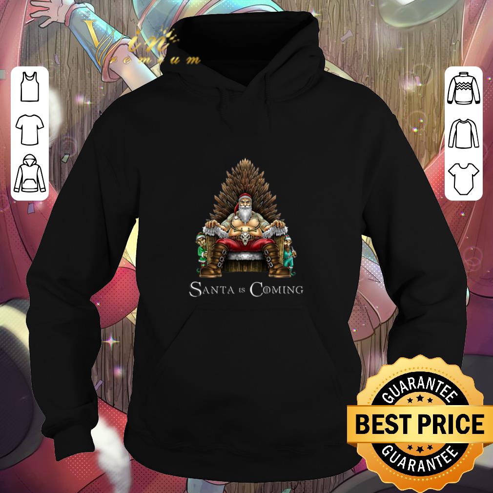 Pretty Viking Iron Thrones Santa is coming shirt 1 Pretty Viking Iron Thrones Santa is coming shirt
