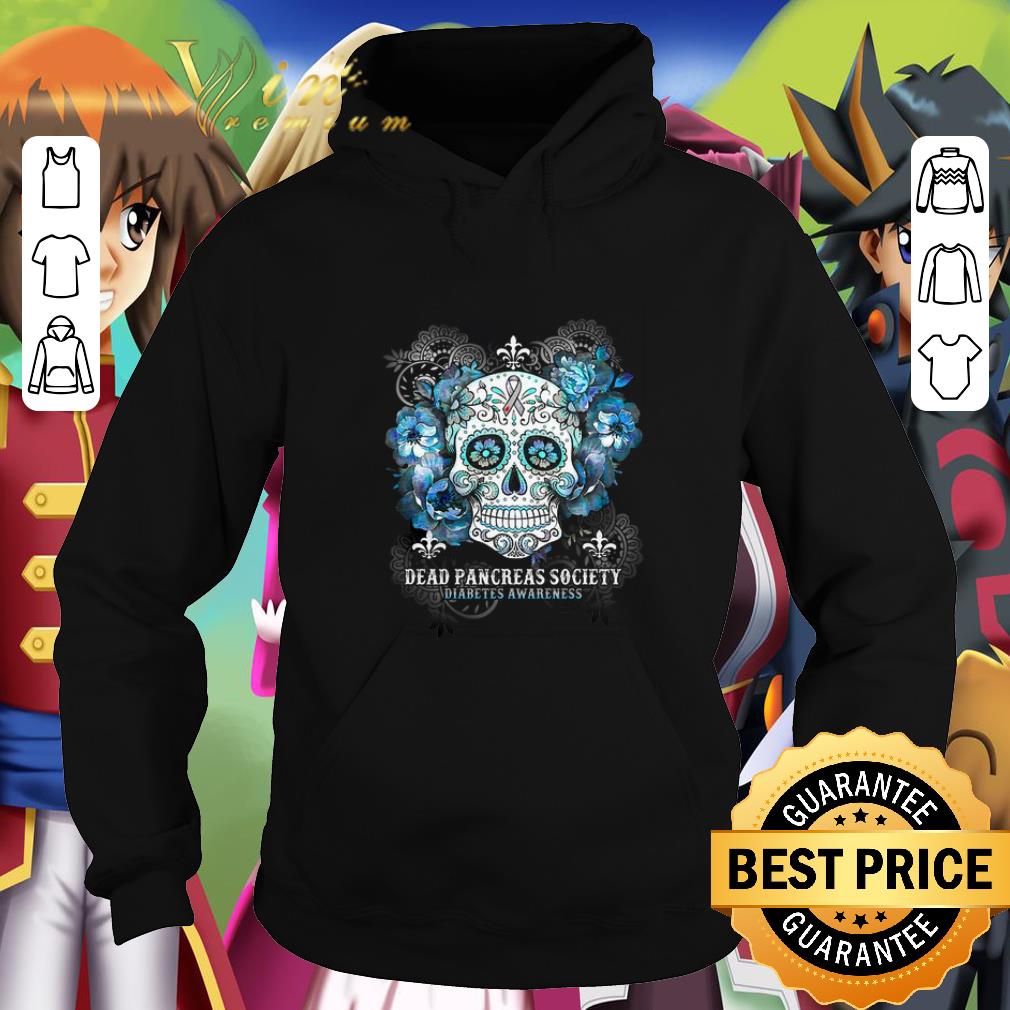 Top Skull Dead Pancreas Society Diabetes Awareness shirt