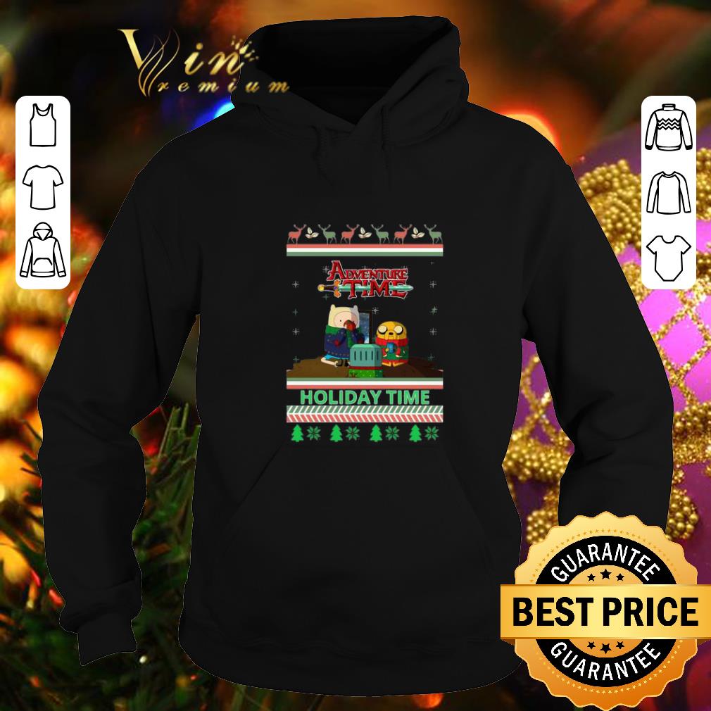 Cheap Adventure Time Holiday Time Ugly Christmas shirt 1 Cheap Adventure Time Holiday Time Ugly Christmas shirt