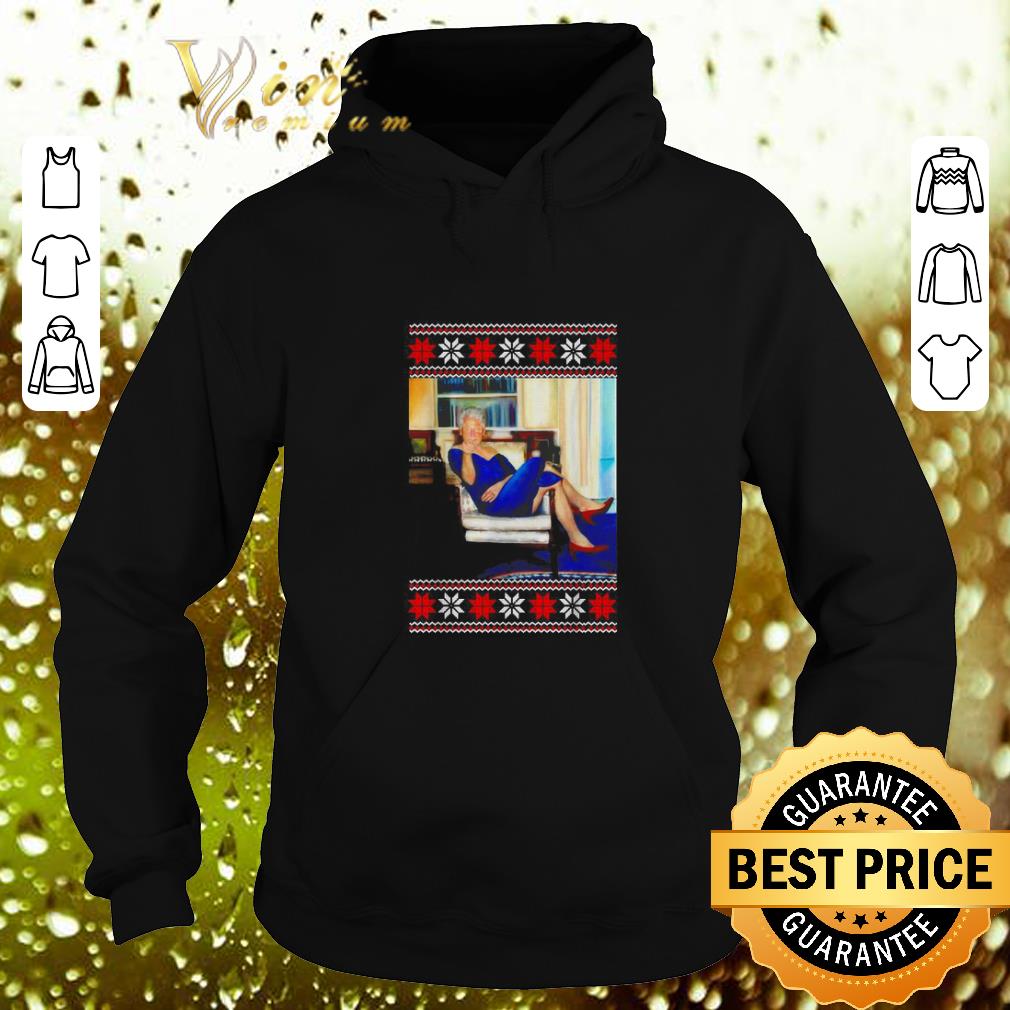 Cheap Creepy Clinton ugly Christmas shirt
