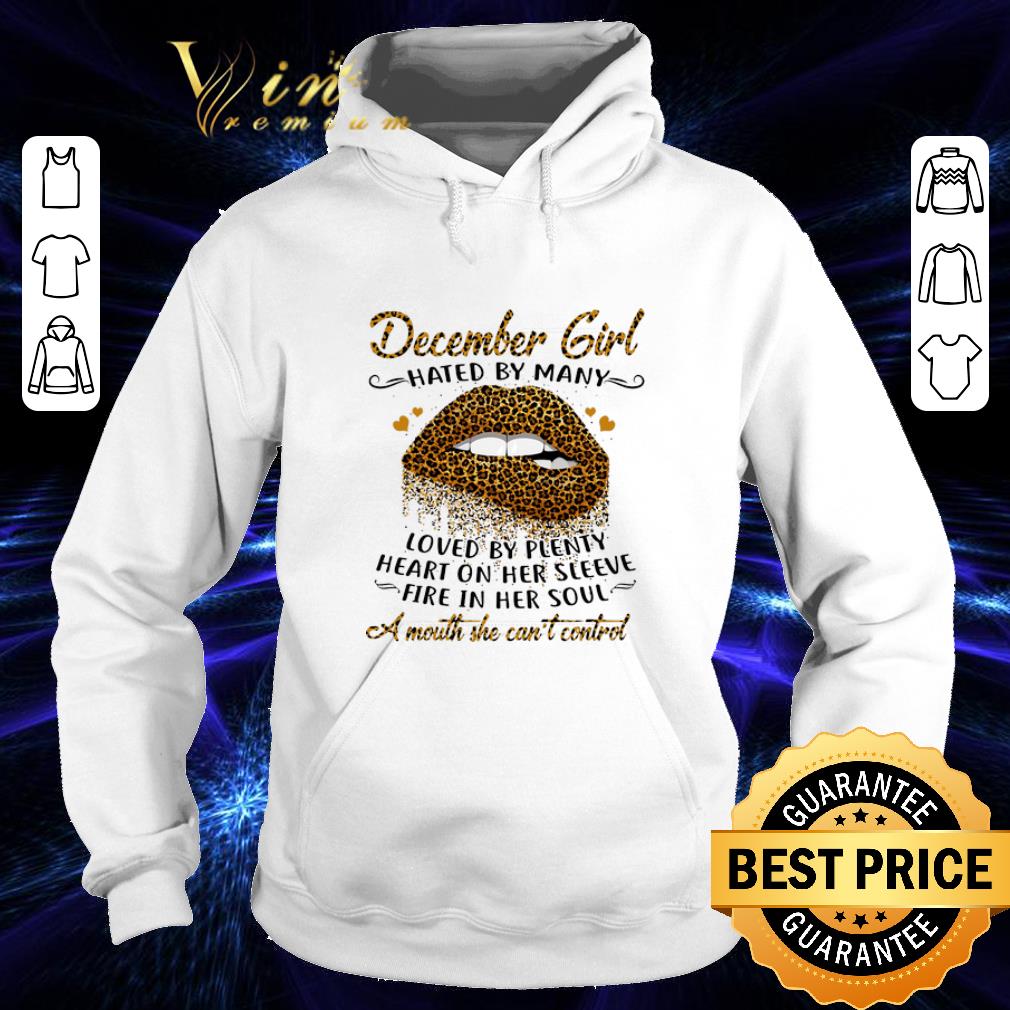 Cheap Lips december girl hated by many loved by plenty heart on her shirt