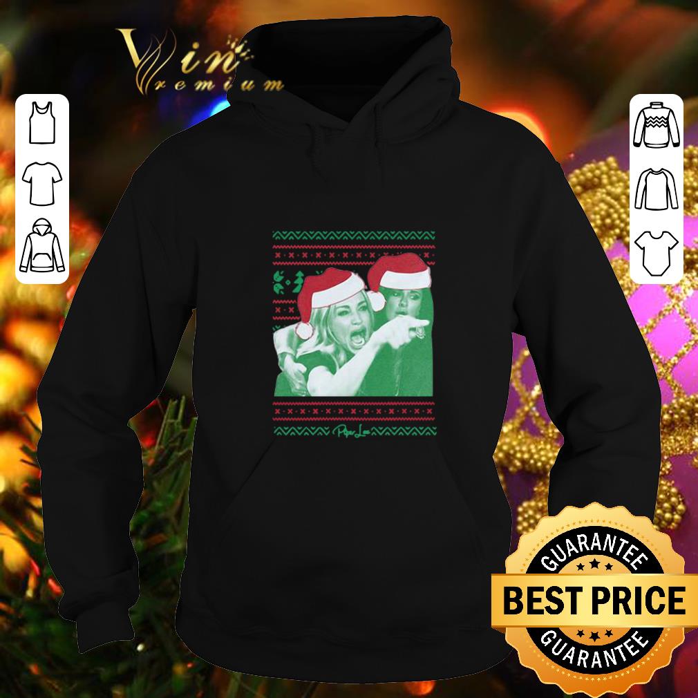 Cheap Woman Yelling at cat ugly Christmas sweater