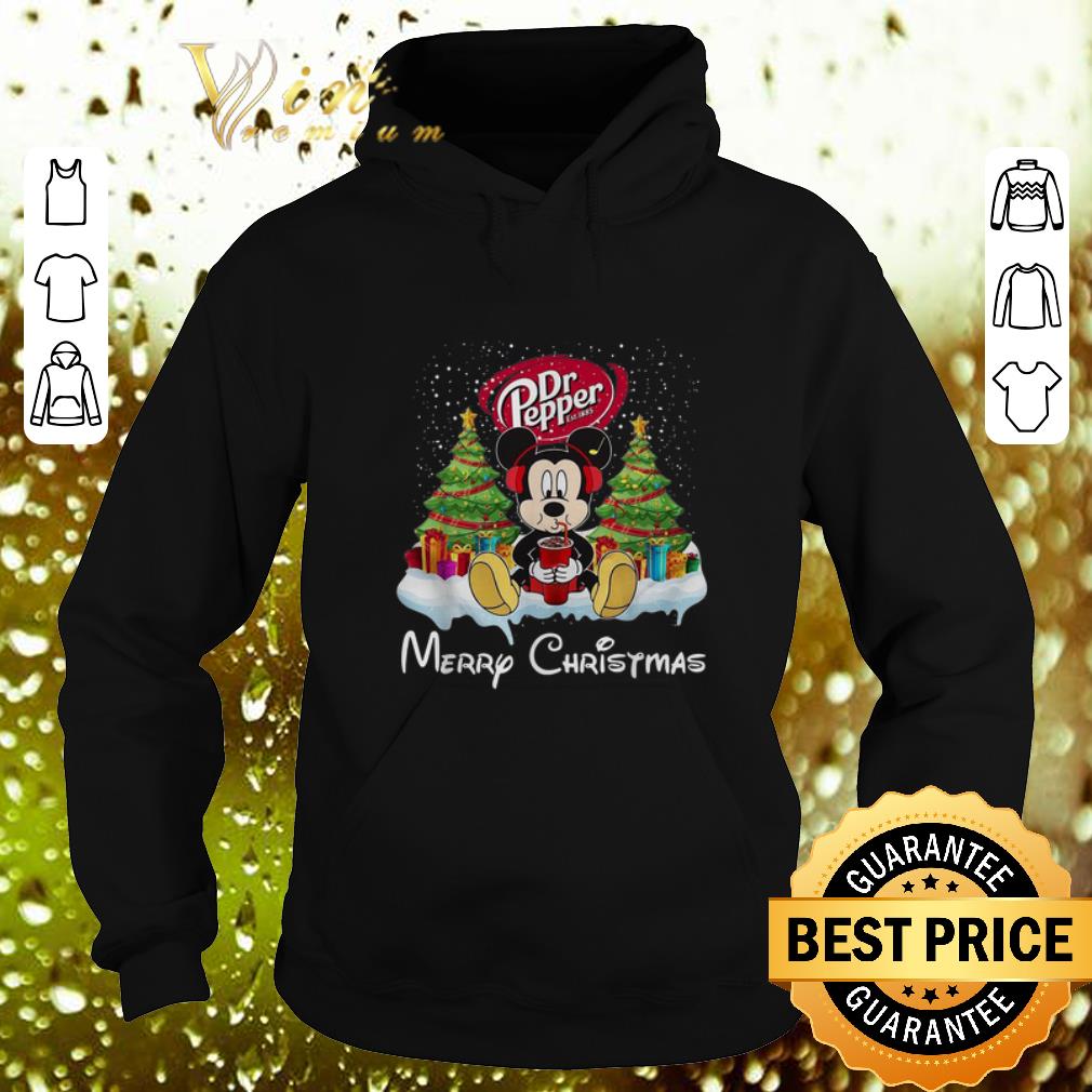 Official Mickey Mouse drink Dr Pepper Merry Christmas shirt