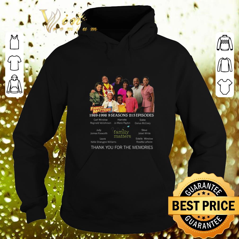 Premium Family Matters 1989-1998 9 seasons thank you for the memories shirt 1 Premium Family Matters 1989-1998 9 seasons thank you for the memories shirt