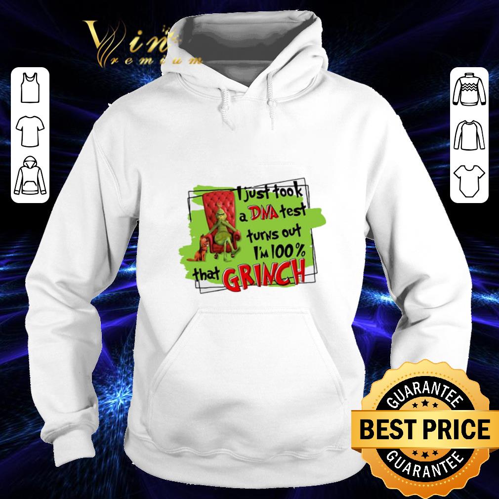 Premium Grinch i just took a DNA test turns out i'm 100% that Grinch shirt 1 Premium Grinch i just took a DNA test turns out i'm 100% that Grinch shirt