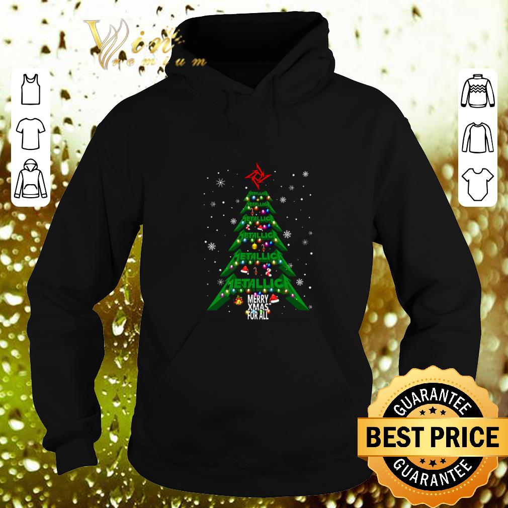 Premium Metallica logo Merry Xmas for all Christmas tree shirt