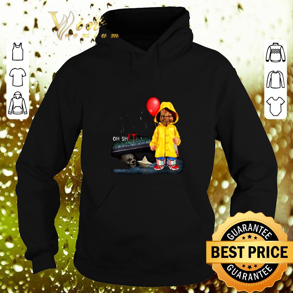 Premium Pennywise Oh ShIT Chucky Georgie Denbrough shirt 1 Premium Pennywise Oh ShIT Chucky Georgie Denbrough shirt