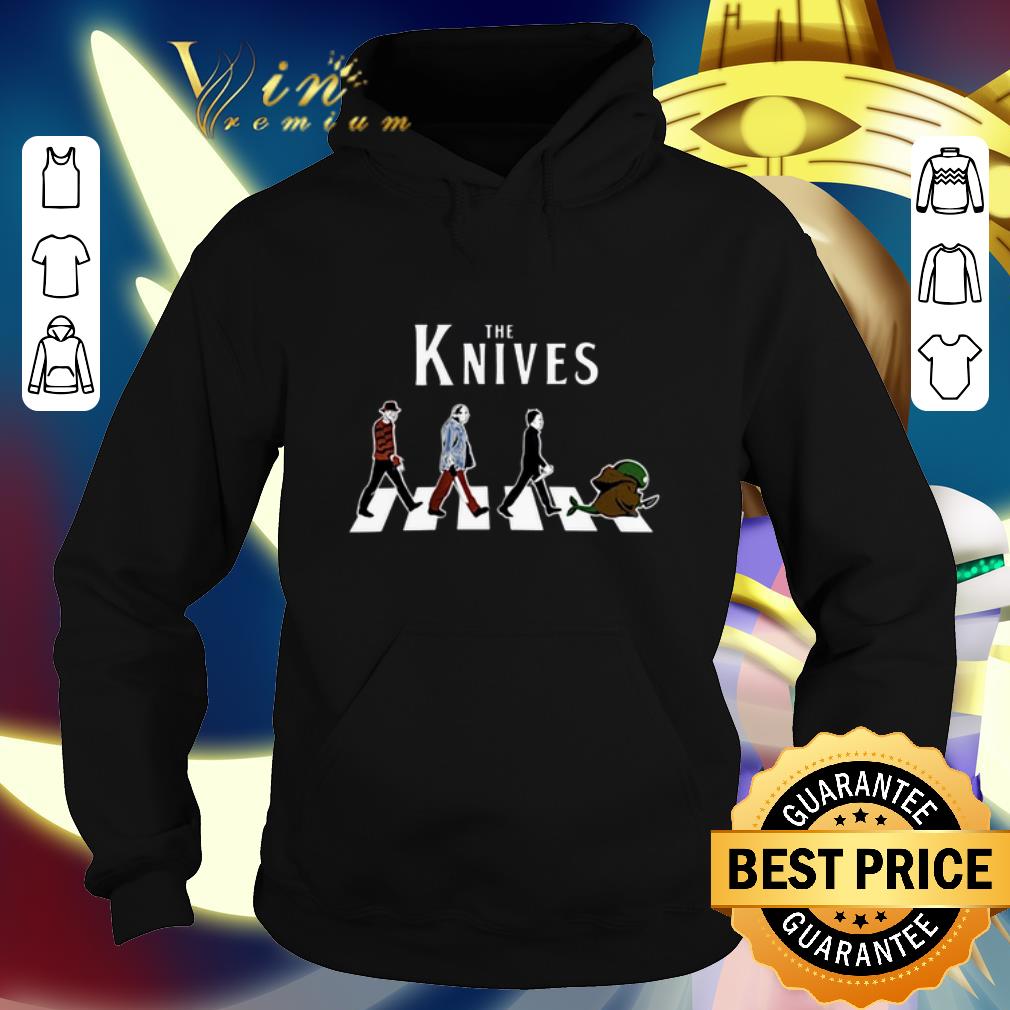 Premium The Knives Horror characters Walking Abbey Road shirt 1 Premium The Knives Horror characters Walking Abbey Road shirt