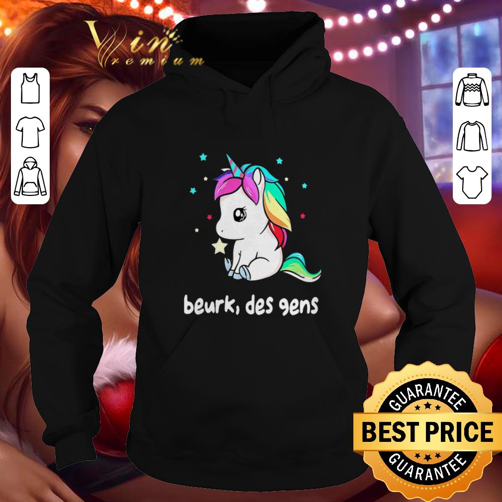 Premium Unicorn beurk des gens shirt