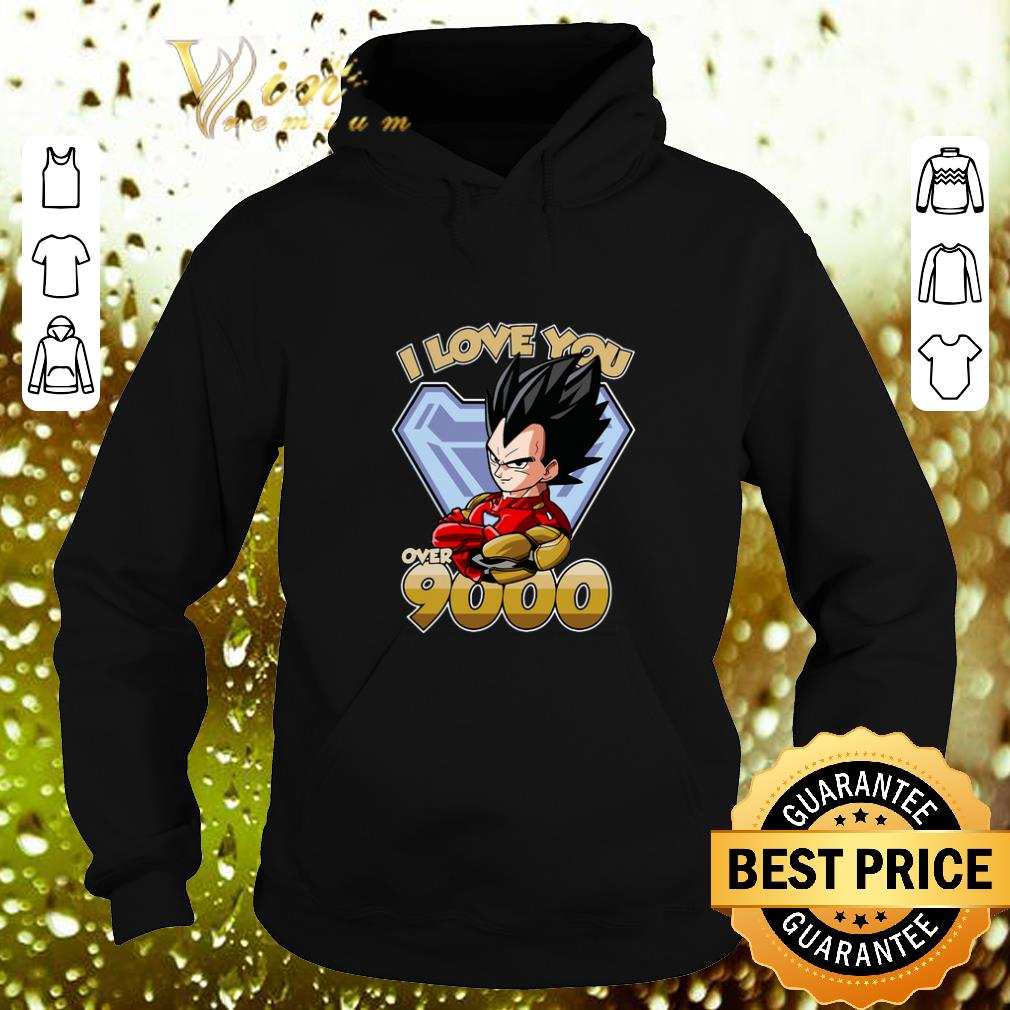 Premium Vegeta I Love You Over 9000 shirt