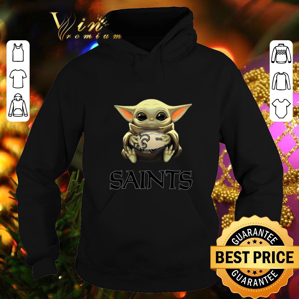 Cheap Baby Yoda hug New Orleans Saints Star Wars shirt