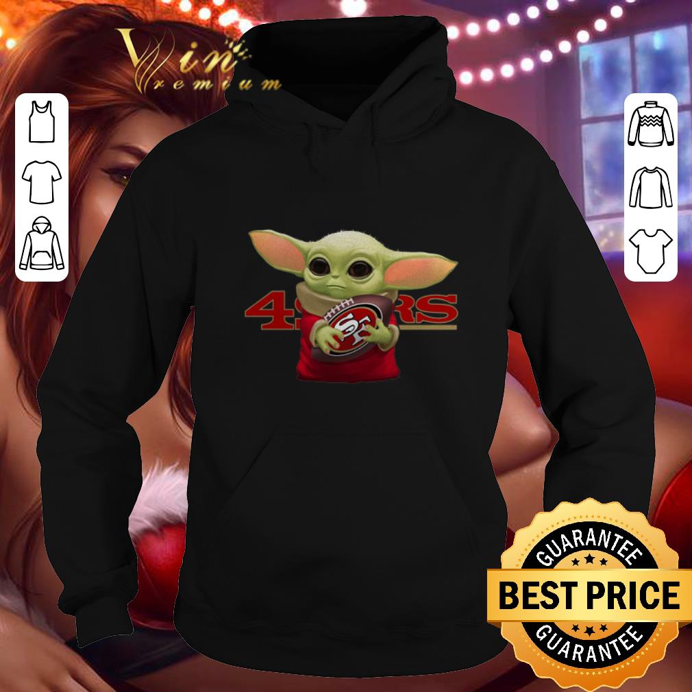 Cheap Baby Yoda hug San Francisco 49ers shirt
