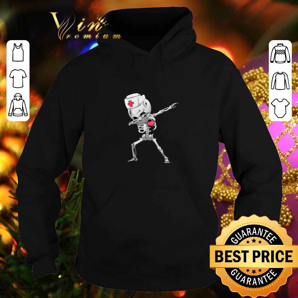 Cheap Dabbing Skeleton Nurse X-ray Halloween shirt