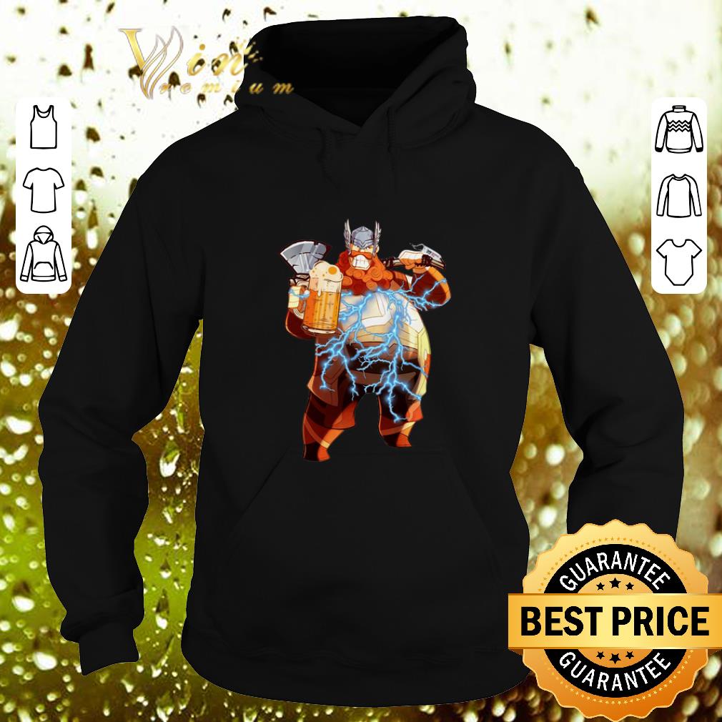 Cheap Fat Thor Avengers Endgame And Beer shirt