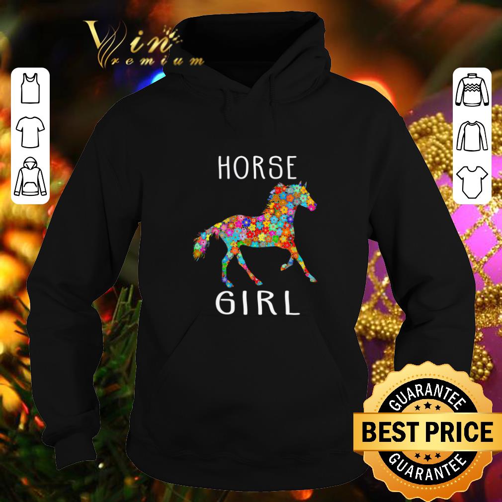 Cheap Horse Girl Riding Flower Horses shirt