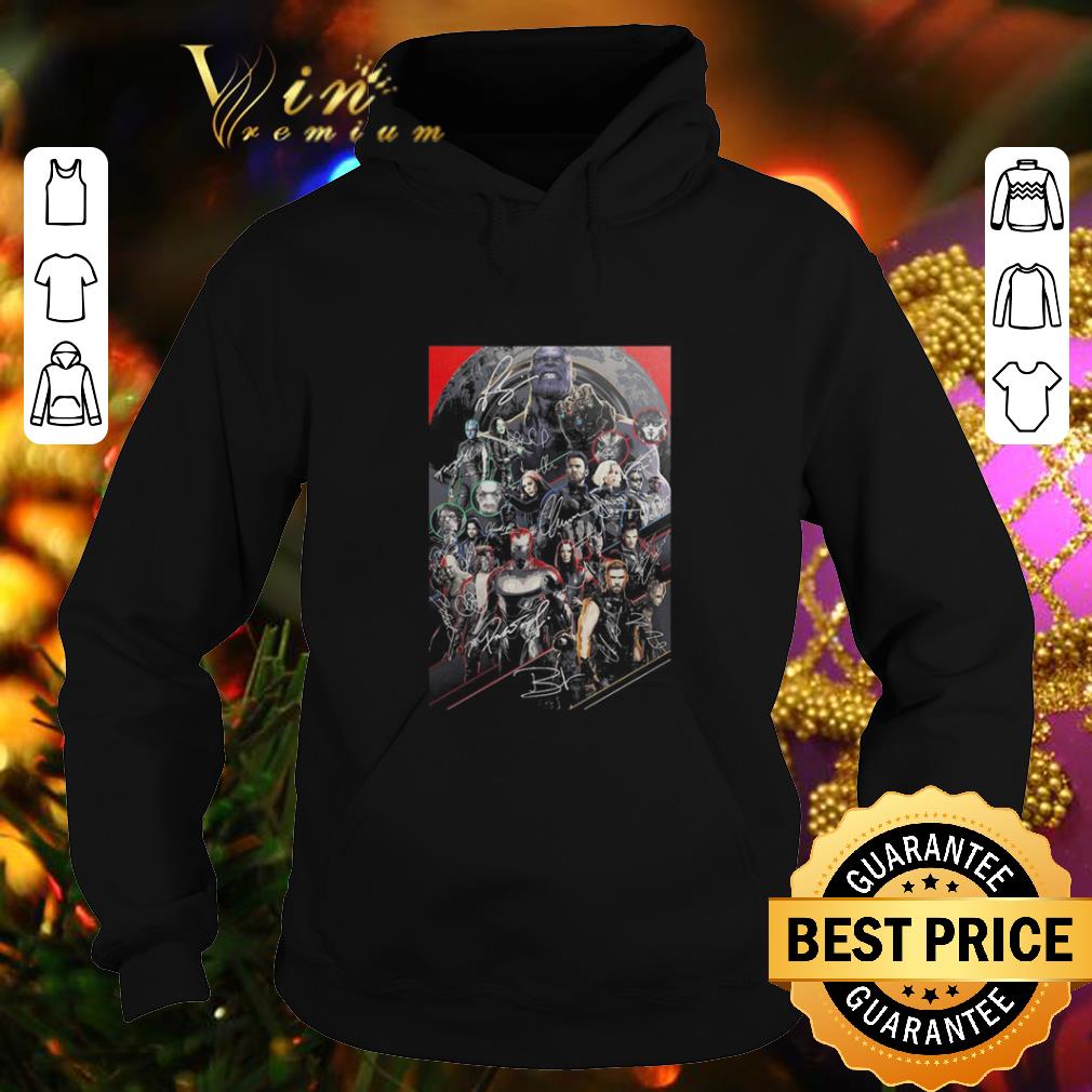 Cheap Marvel Avengers Endgame poster character all signature shirt 1 Cheap Marvel Avengers Endgame poster character all signature shirt