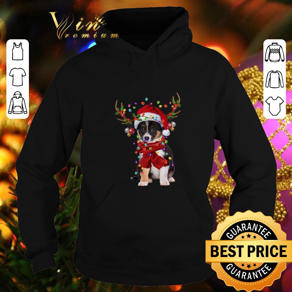 Funny Border Collie Reindeer Christmas shirt