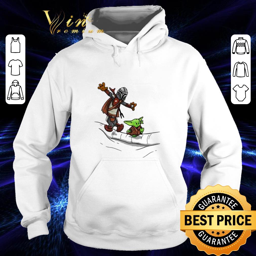Funny Mando and Baby Yoda Mandalorian shirt 1 Funny Mando and Baby Yoda Mandalorian shirt