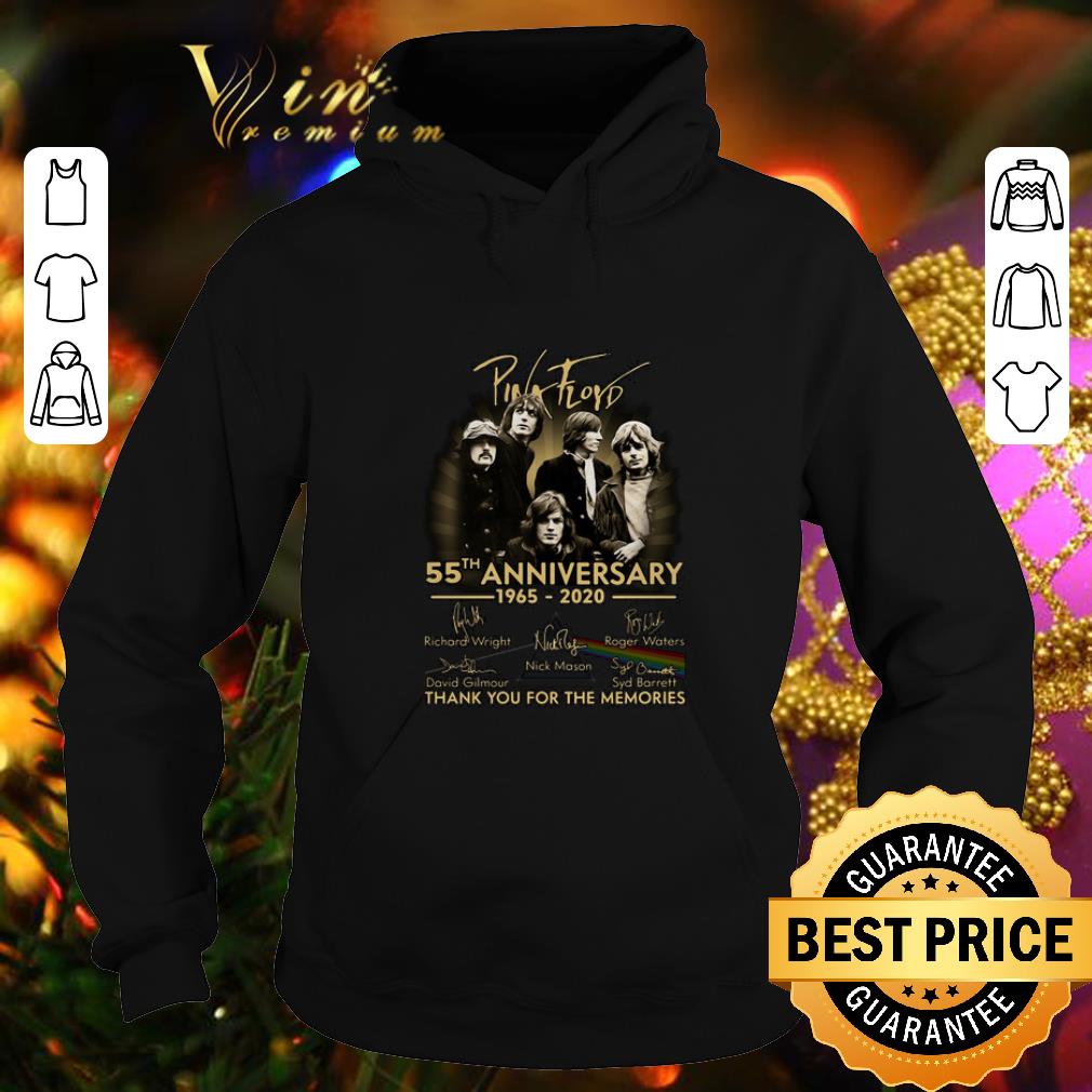 Funny Pink Floyd 55th anniversary signature thank you for the memories shirt 1 Funny Pink Floyd 55th anniversary signature thank you for the memories shirt