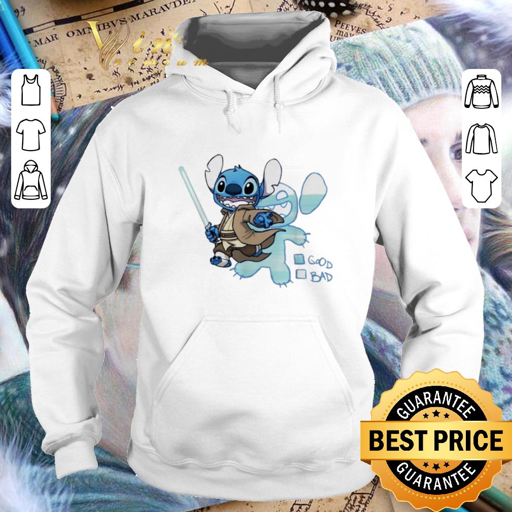 Funny Stitch Jedi good bad Star Wars shirt