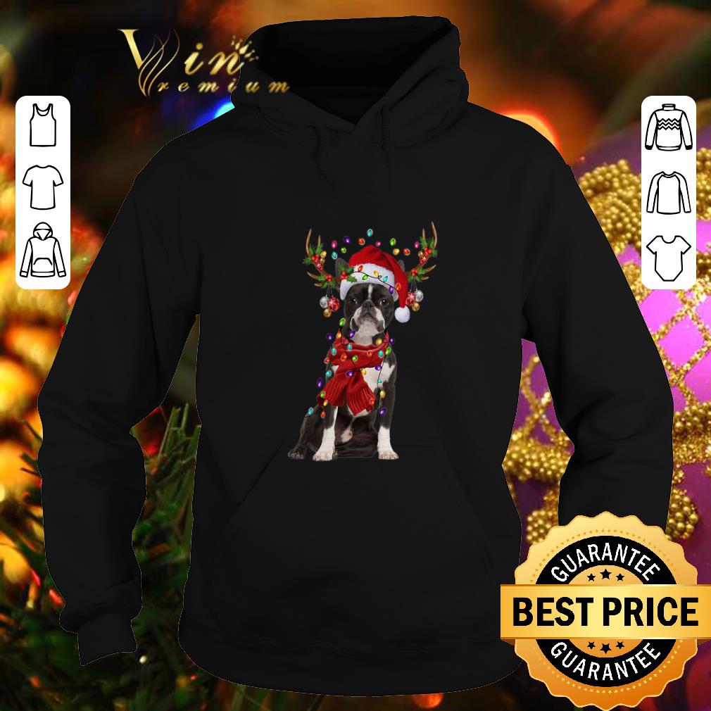 Premium Boston Terrier Reindeer Christmas shirt 1 Premium Boston Terrier Reindeer Christmas shirt