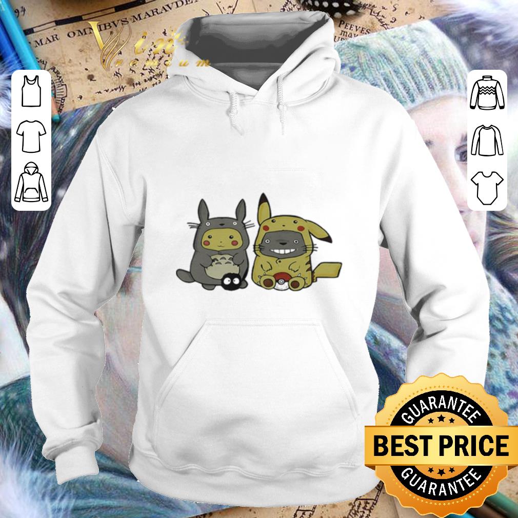 Premium Pikachu and Totoro we are best friend shirt