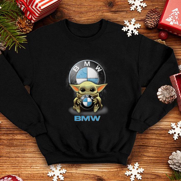 Baby Yoda hug BMW Star Wars Mandalorian shirt 1 Baby Yoda hug BMW Star Wars Mandalorian shirt