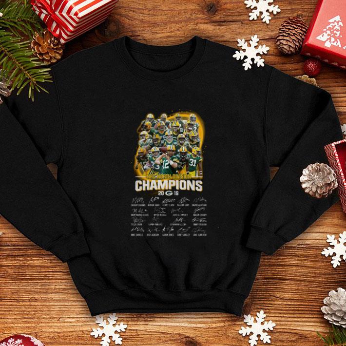 NFC North Division Champions 2019 Green Bay Packers all signed shirt 1 NFC North Division Champions 2019 Green Bay Packers all signed shirt