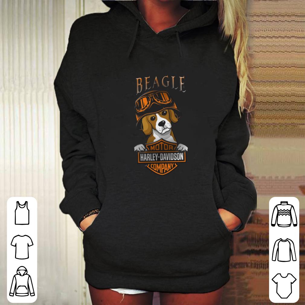 Cheap Beagle Mashup Motor Harley Davidson Company shirt