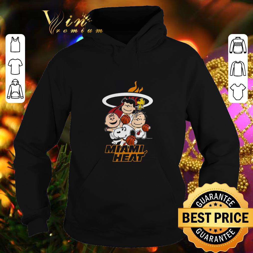 Cheap Peanut characters mashup Miami Heat shirt