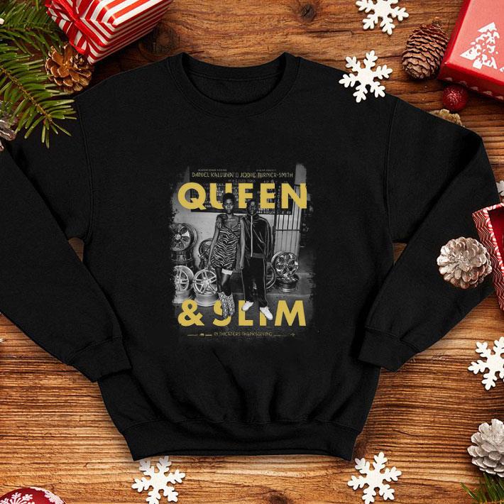 Cheap Queen and Slim 2019 Poster in theaters thanksgiving shirt