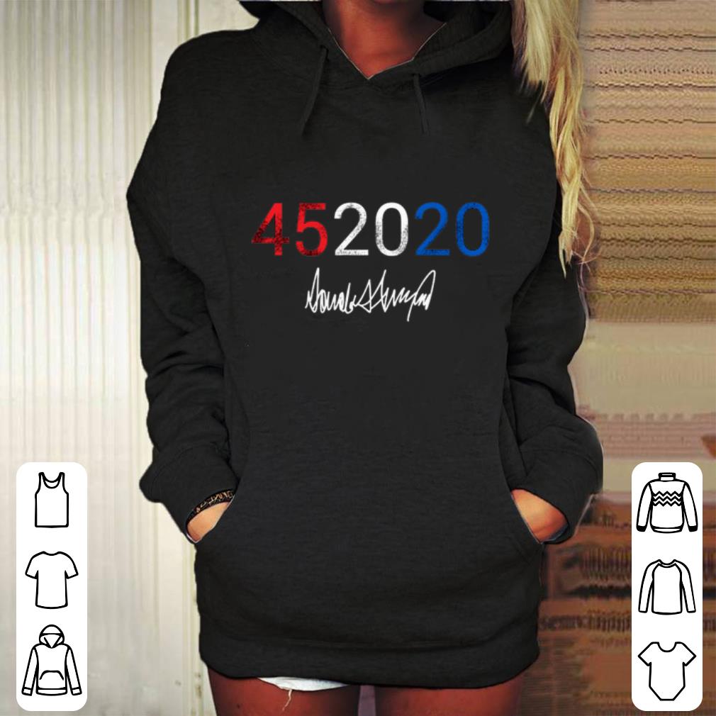 Cheap 45 2020 Donald Trump signature shirt