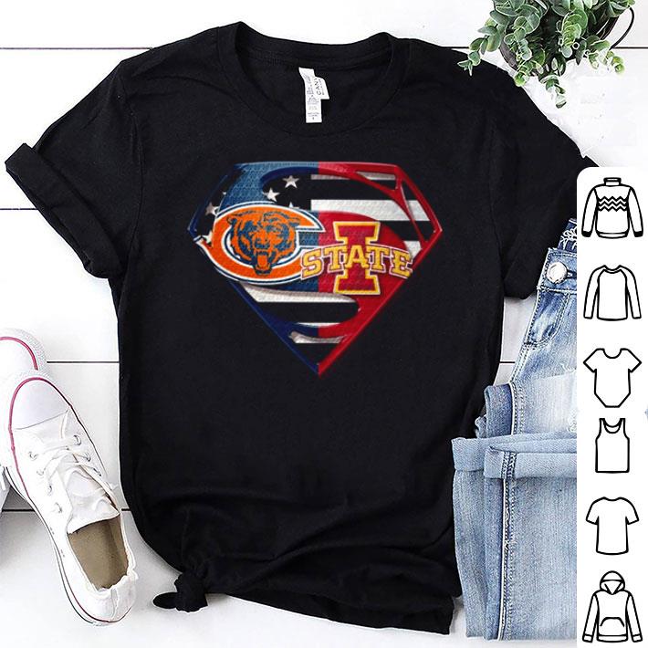 Chicago Bears And Iowa State Cyclones Inside Superman shirt