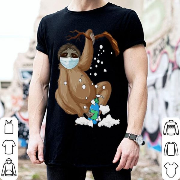 Sloth Mask Hand Washing shirt