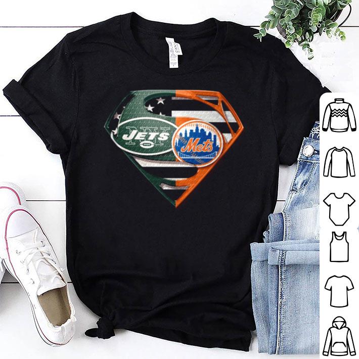 New York Jets And New York Mets Inside Superman shirt