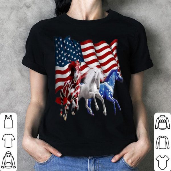 Horses American Flag shirt