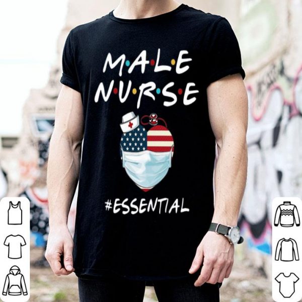 Male Nurse Heart Stethoscope #Esential American Flag