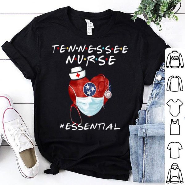 Tennesse Nurse Heart Stethoscope Tennesse Flag #Esential