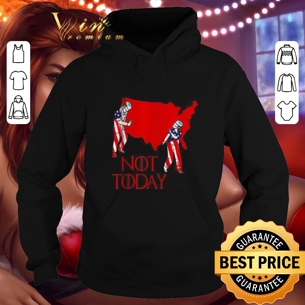 Official America map Nurse Not Today Coronavirus shirt