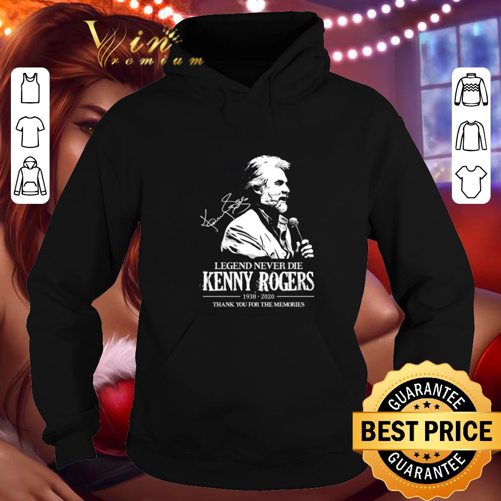 Premium Signature Legend never die Kenny Rogers 1938 2020 shirt 1 Premium Signature Legend never die Kenny Rogers 1938 2020 shirt